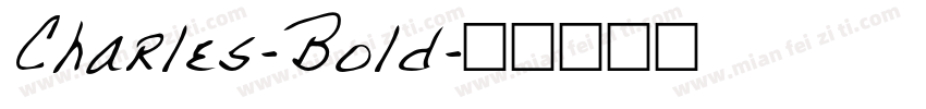 Charles-Bold字体转换