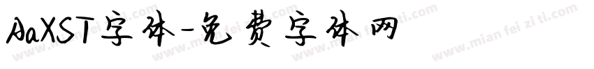 AaXST字体字体转换