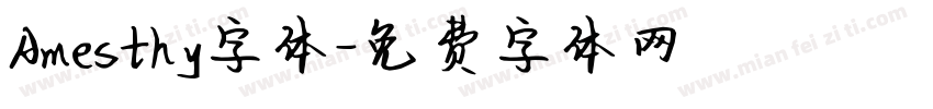 Amesthy字体字体转换