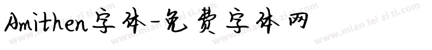 Amithen字体字体转换