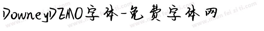 DowneyDEMO字体字体转换