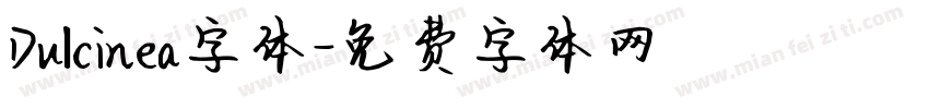 Dulcinea字体字体转换