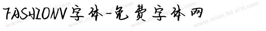 FASHIONV字体字体转换