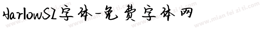 HarlowSI字体字体转换