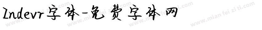 Indevr字体字体转换