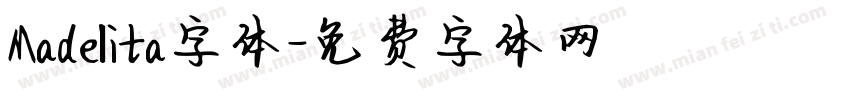 Madelita字体字体转换