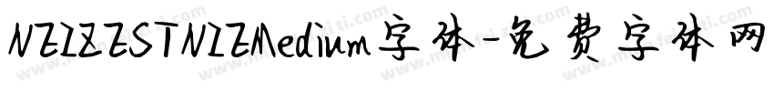 NEIZESTNIEMedium字体字体转换