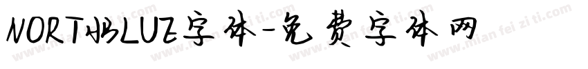NORTHBLUE字体字体转换