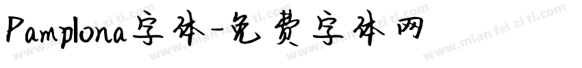 Pamplona字体字体转换