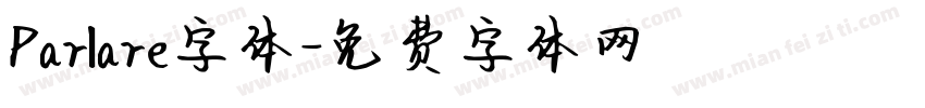 Parlare字体字体转换