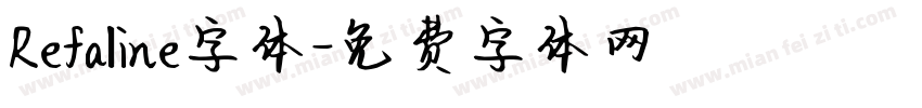 Refaline字体字体转换