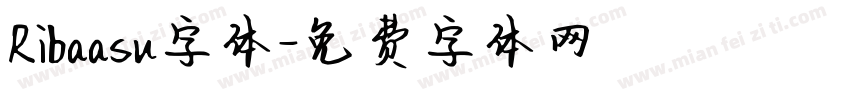 Ribaasu字体字体转换