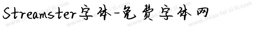 Streamster字体字体转换