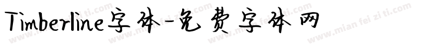 Timberline字体字体转换