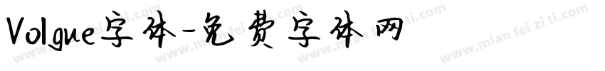 Volgue字体字体转换