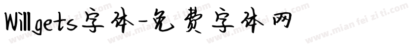 Willgets字体字体转换