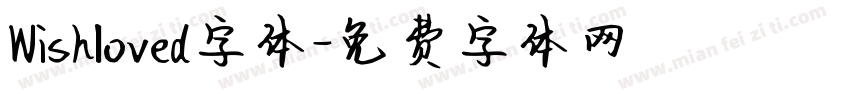 Wishloved字体字体转换