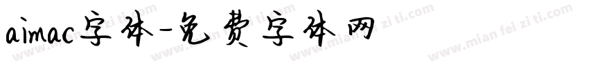 aimac字体字体转换