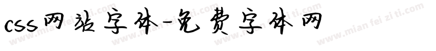 css网站字体字体转换