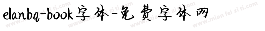 elanbq-book字体字体转换