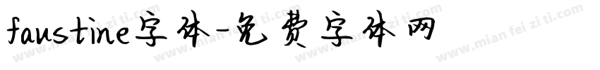 faustine字体字体转换