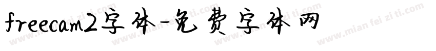 freecam2字体字体转换