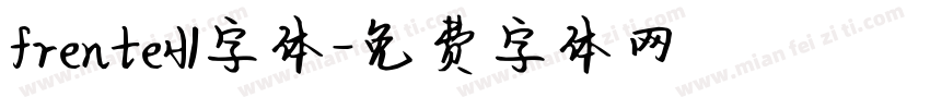 frenteH1字体字体转换