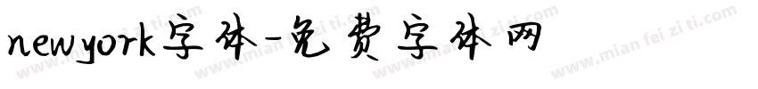 newyork字体字体转换