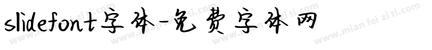 slidefont字体字体转换 slidefont字体字体转换