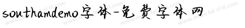 southamdemo字体字体转换