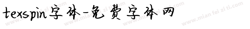 texspin字体字体转换
