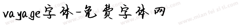 vayage字体字体转换