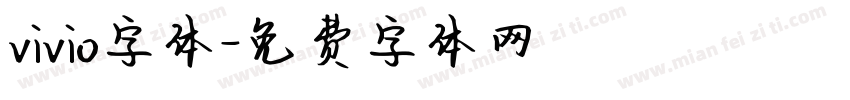 vivio字体字体转换