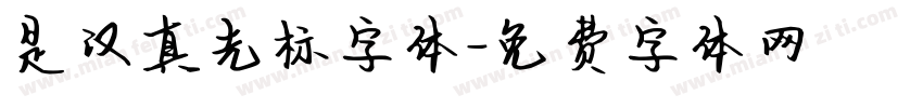 是汉真光标字体字体转换