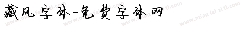 藏风字体字体转换
