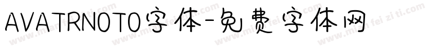 AVATRNOTO字体字体转换