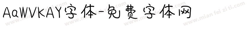 AaWVKAY字体字体转换