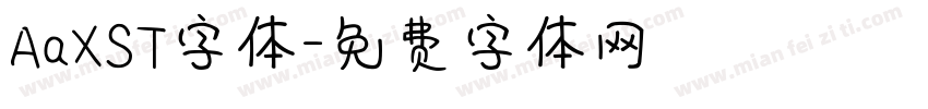 AaXST字体字体转换