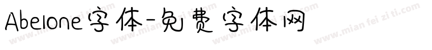 Abelone字体字体转换