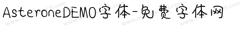 AsteroneDEMO字体字体转换
