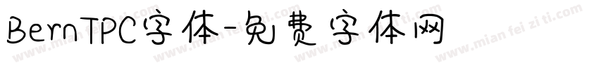 BernTPC字体字体转换