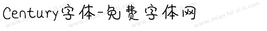 Century字体字体转换