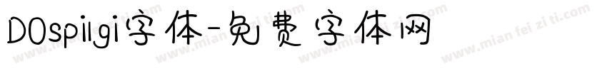 DOspilgi字体字体转换