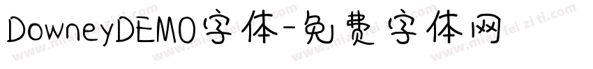 DowneyDEMO字体字体转换