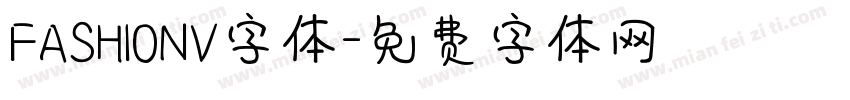 FASHIONV字体字体转换