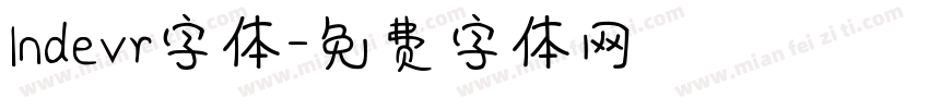 Indevr字体字体转换