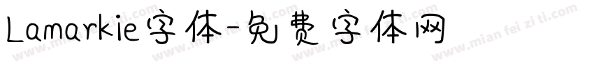 Lamarkie字体字体转换