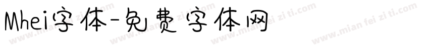 Mhei字体字体转换