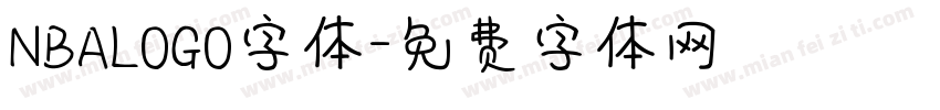 NBALOGO字体字体转换