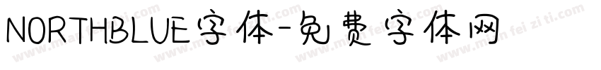 NORTHBLUE字体字体转换